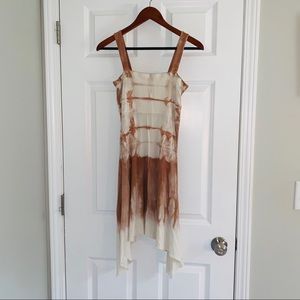 Calvin Klein Cream Tie Dye Dress